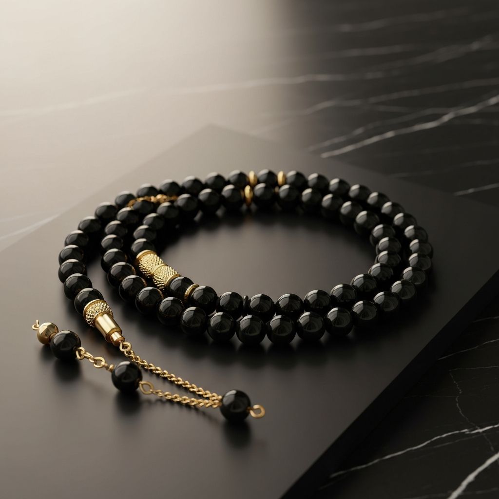 Obsidian Tasbih
